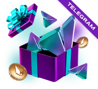 Telegram promo codes: a gift box full of crystals