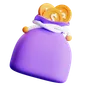 A pouch full of gold