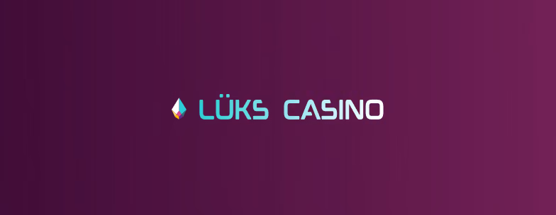 The Lüks Casino logo on a dark purple gradient background